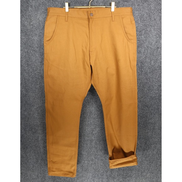 Railcar Fine Goods Rebels Duck Canvas Pants Tan Mens 40 NWOT 32